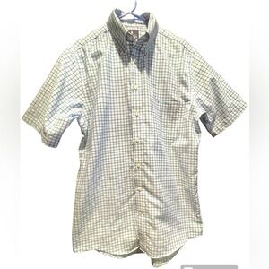 STAFFORD MEN SHORTSLEEVE TRAVEL WRINKLE FREE OXFORD 50%COTTON 40%POLYESTER 15.5